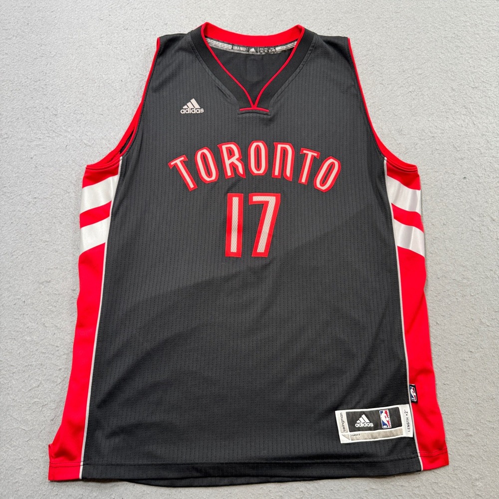 Adidas Toronto Raptors Jersey Men's XL Jonas Valanciunas #17 Swingman Length +2